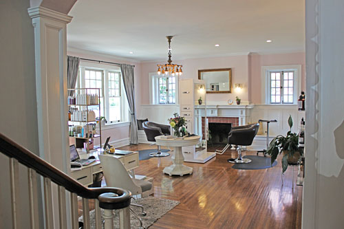 Interior of The Mansion on Main - Organic Salon & Spa