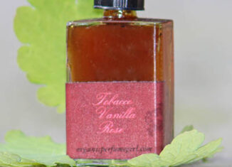 Tobacco Vanilla Rose Botanical Perfume from Organic Perfume Girl